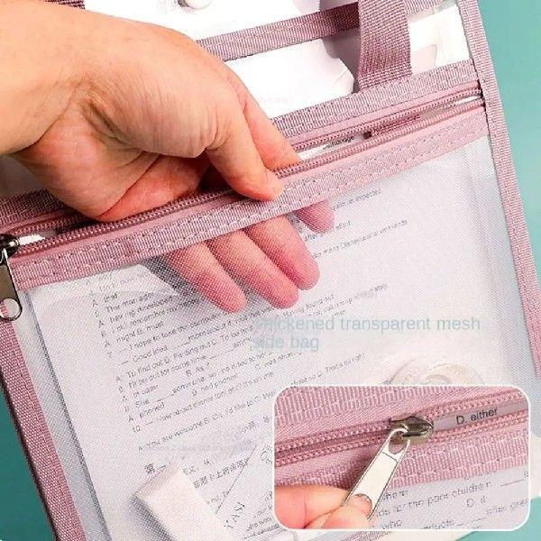 PET Document Storage Pouch Large Capacity 13 Layer