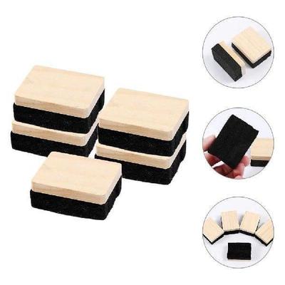 5 Pcs Blackboard Chalk Eraser Cleaner Wooden Erasers Felt