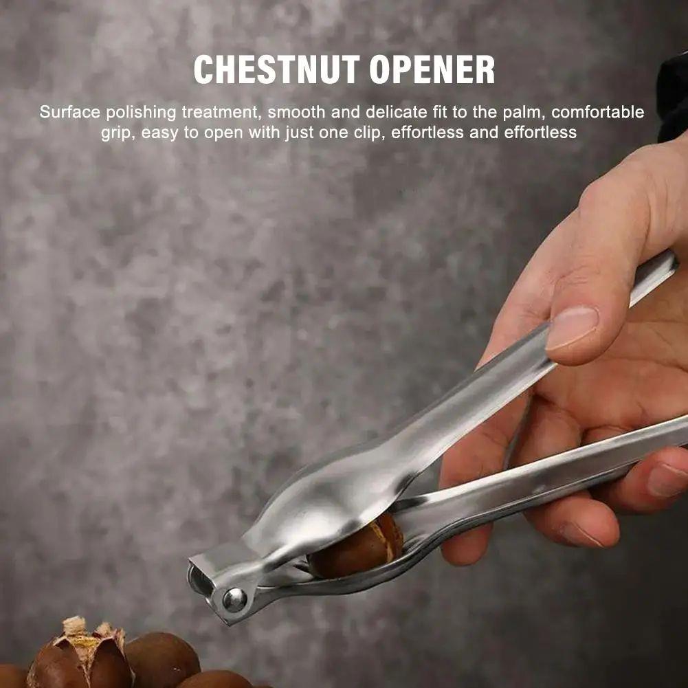Stainless Steel Quick Chestnut Opener Quick Clip Walnut Plie