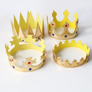King Crown 1st Shower Birthday Kids Decor Gem Baby With