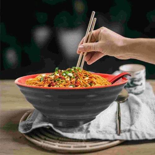 Ramen Bowl Set Japanese Delicate Noodle Bowls Salad Large