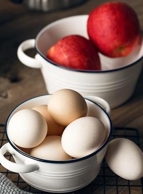 Nordic style home decor ceramic tableware salad bowl set