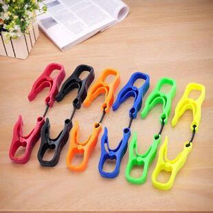 6Pcs Glove Clip Hanger Working Gloves Clips Multifunctional