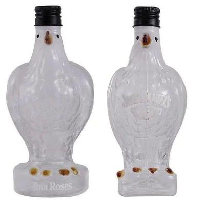 Creative Eagle Glass Whisky Vodka Wine Bottle Animal Statue