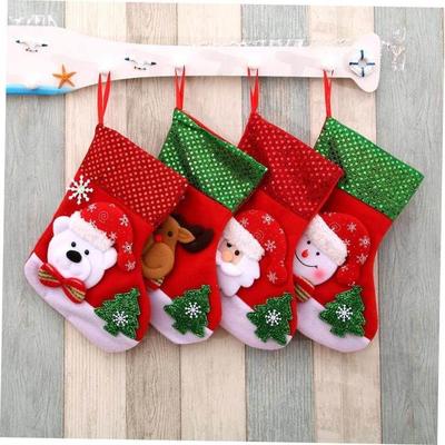 Christmas Santa Claus Christmas stocking Gift bag decoration