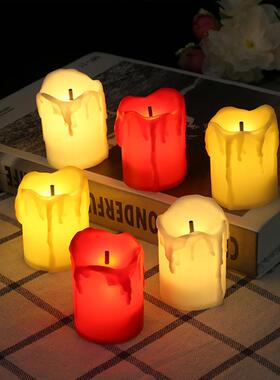 6/12Pcs Flameless LED Candle Light Bright Battery Operated T