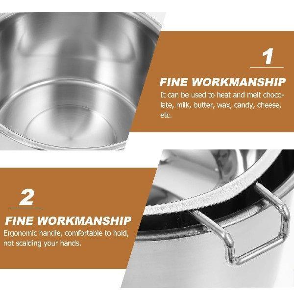 Melting Pot Double Boiler Chocolates Cooking Utensils