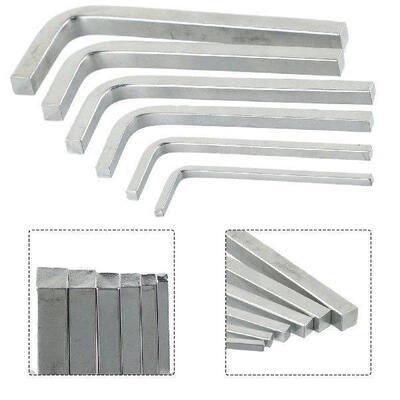 Essential L Shape Square Head Wrench Set of 6 for Securely