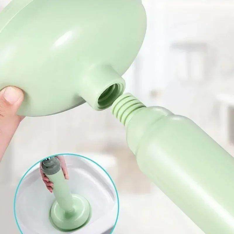 Silicone Toilet Plunger High Pressure Pump Anti Clogging Dra