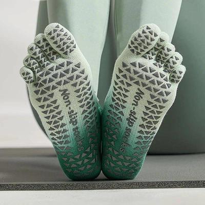 Pilates Five Toe Socks Women Yoga Non-slip Silicones Low-Ank