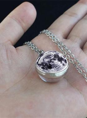 Glow In Dark Solar System Planet Necklace Moon Earth Jupiter