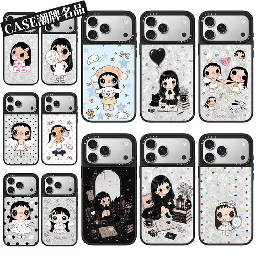 CA小玉女孩YUY适用iPhone18Promax17Pro苹果16Pro15Promax14Plus13/12手机壳防摔套高级感可爱女款磁吸Air11