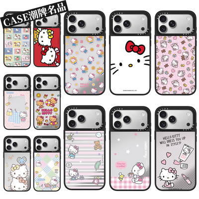 CA凯蒂猫适用iPhone17Promax苹果16Pro手机壳13镜面14防摔套15个性16Promax卡通17Pro可爱Plus磁吸12高级感11