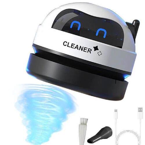 Desk Dust Vacuum Portable Table Dust Removal Cleaning Brush