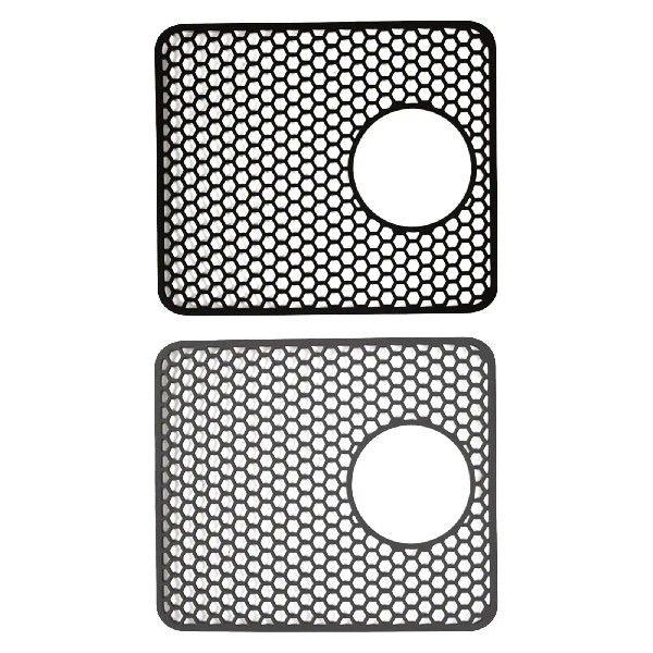 Kitchen Sink Mat Countertop Mat with Center Hole Reusable