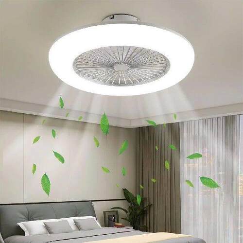 Ceiling Fan with Light Dimmable LED Ceiling Lamp with