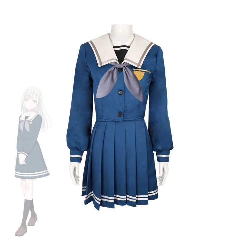 BanGDreamcos服若叶睦cosplay月之森校服AveMujica动漫同款cos服图片
