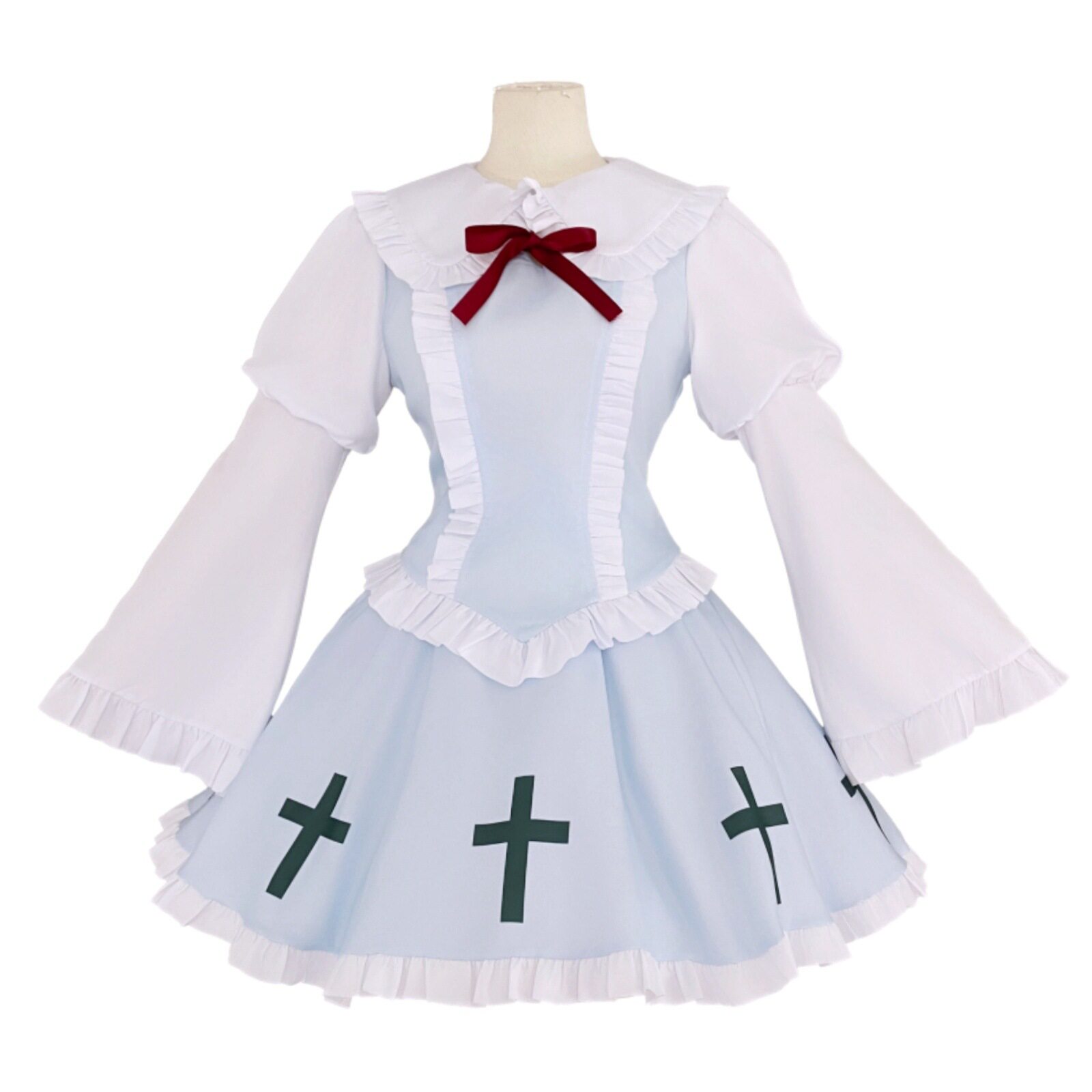 守护甜心cos服月咏歌呗薄荷蓝哥特cosplay服装lolita裙子洛丽塔
