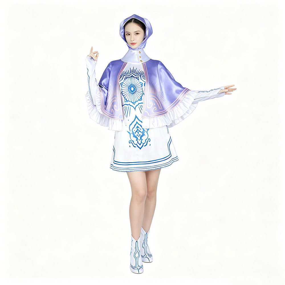 街头霸王英格丽德cos服游戏扮演服舞台角色表演cosplay万圣节服装图片