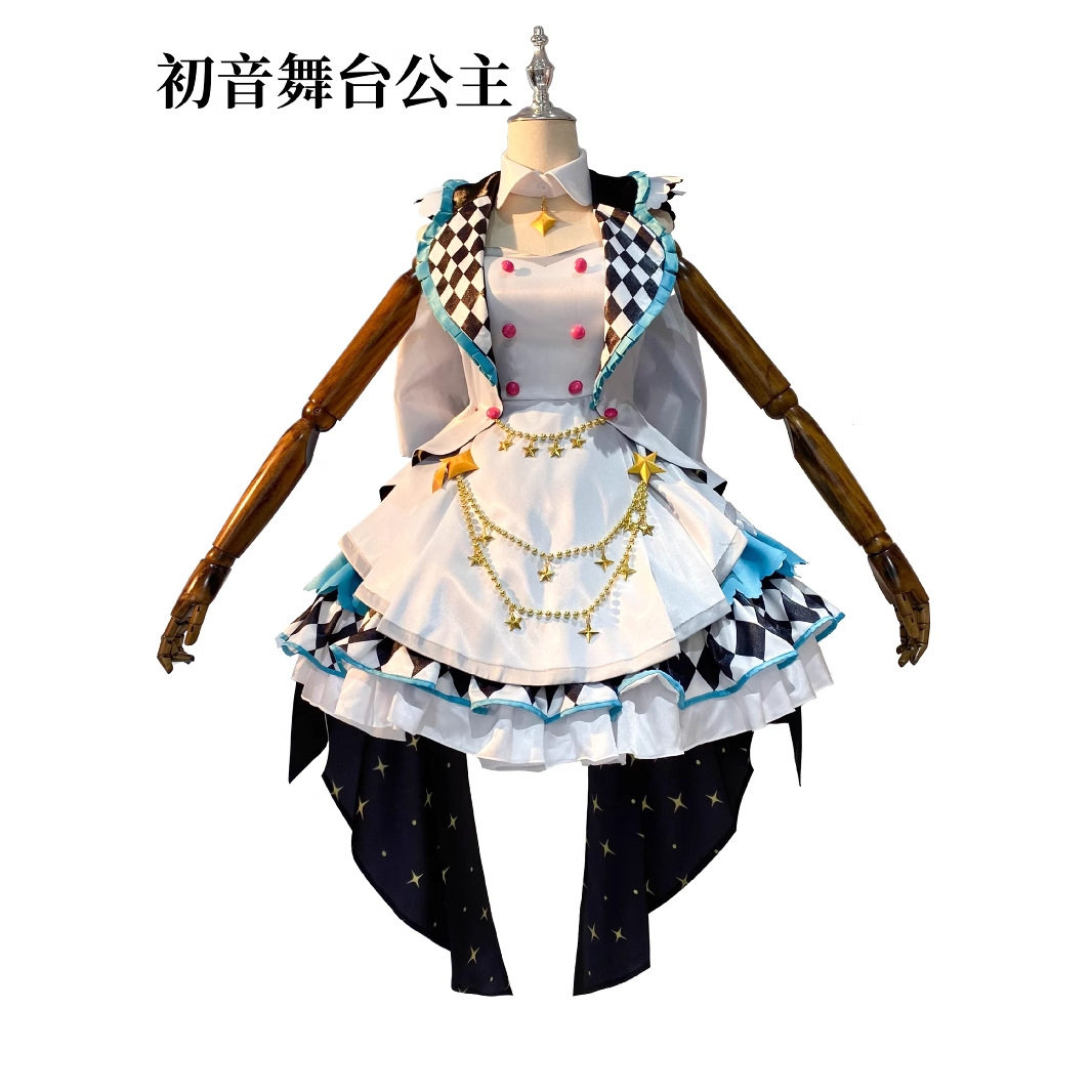 初音cos初音镜音铃世界计划彩色舞台公主cosplay服装裙子