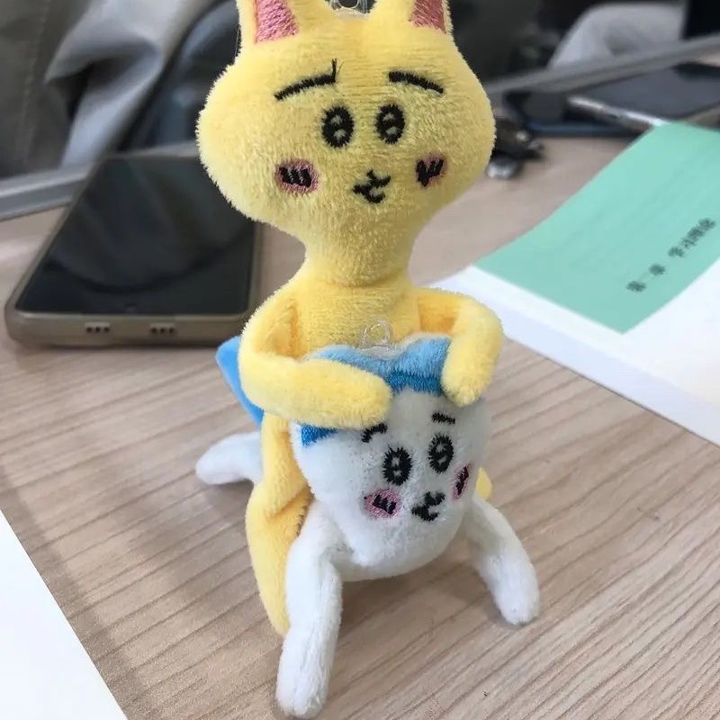 chiikawa吉伊卡哇小八乌萨奇吉伊玩偶超绝肌肉毛绒包包钥匙挂件