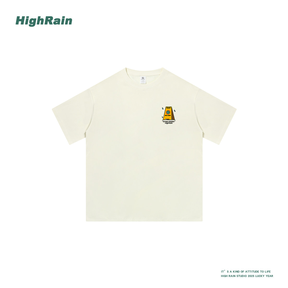 LOWEAR复古做旧水洗短袖T恤图片