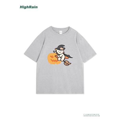 HighRain万圣节T恤女夏季新款潮