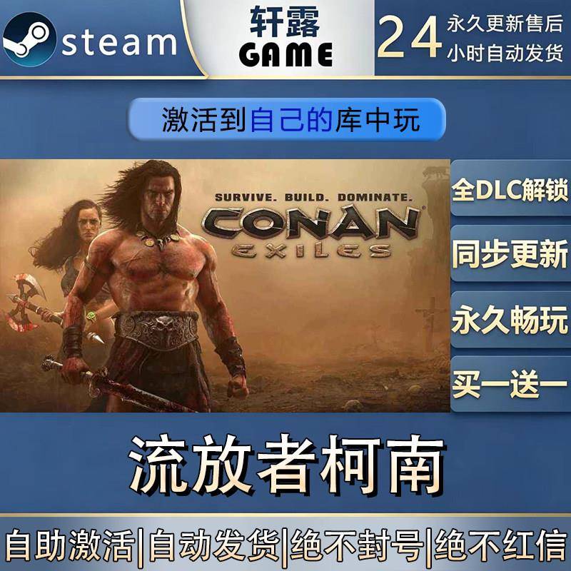 【steam入库 联机修补程式联机】流放者柯南激活码CDK全DLC国区