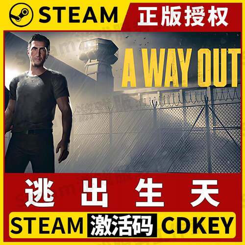 【逃出生天】单机Steam正版游戏授权国区CDK不限区中文 A Way Out
