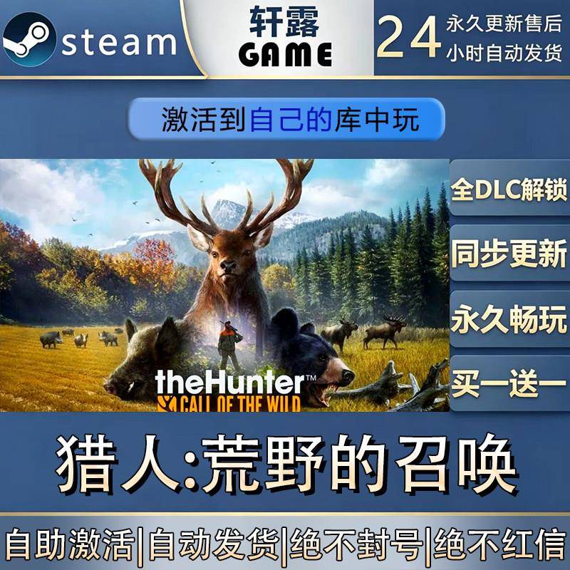 【steam入库 联机修补程式联机】猎人：荒野的召唤激活码CDK全DLC图片
