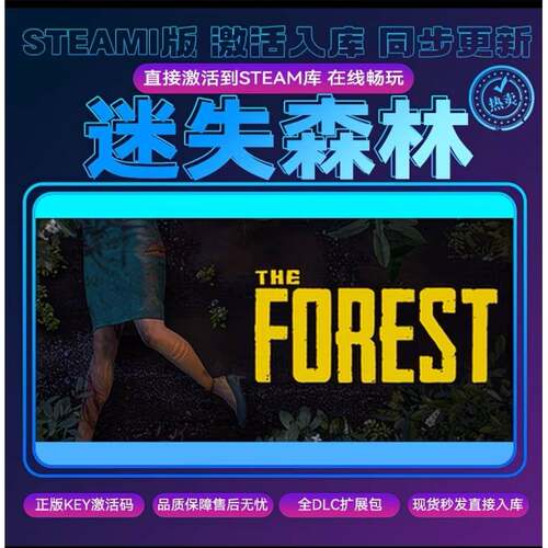 迷失森林1 steam正版CDKEY激活入库 多人在线 电脑pc游戏