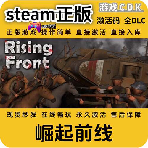 崛起前线steam激活码全球区CDK永久入库 全DLC包更新Rising Front