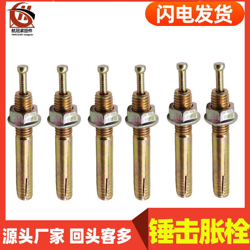 机芯膨胀螺丝一钉得锤击壁虎敲击式膨胀螺栓举升机膨胀m6m8m10m12