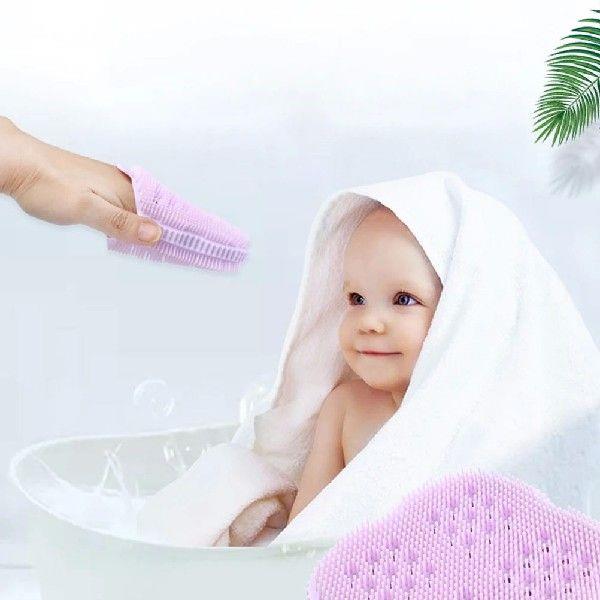 2pcs Shower Brush Practical Massage Brush Creative Bathing