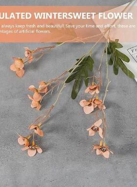 4 Pcs Vase Decoration Home Plastic Flowers Plant Decorative