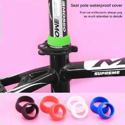 Mountain Bicycle Road Bike Seat t Rubber Ring Dust Cover
