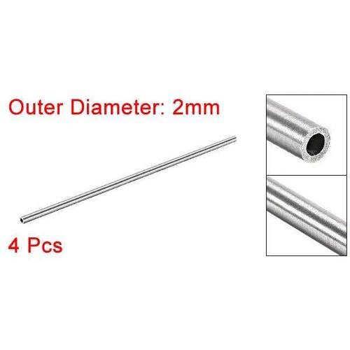 uxcell 4Pcs 304 Stainless Steel Round Tubing 2mm 3mm 4mm
