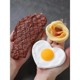Fake Food Model Simulation Barbecue Pvc Set Western Steak