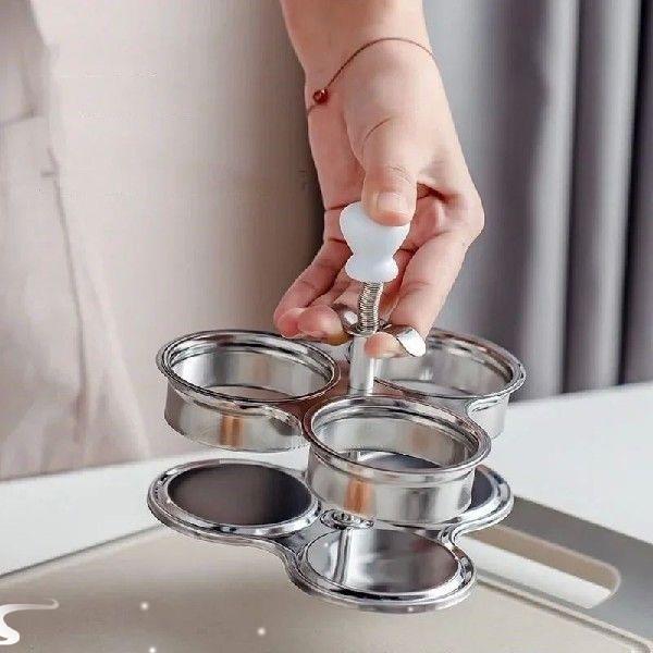 Stainless Steel Poached Egg Maker Egg Pan Cooker Poacher