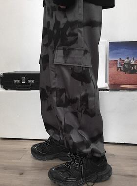 Retro loose straight tube cargo pants 覆古宽松直筒工装长裤