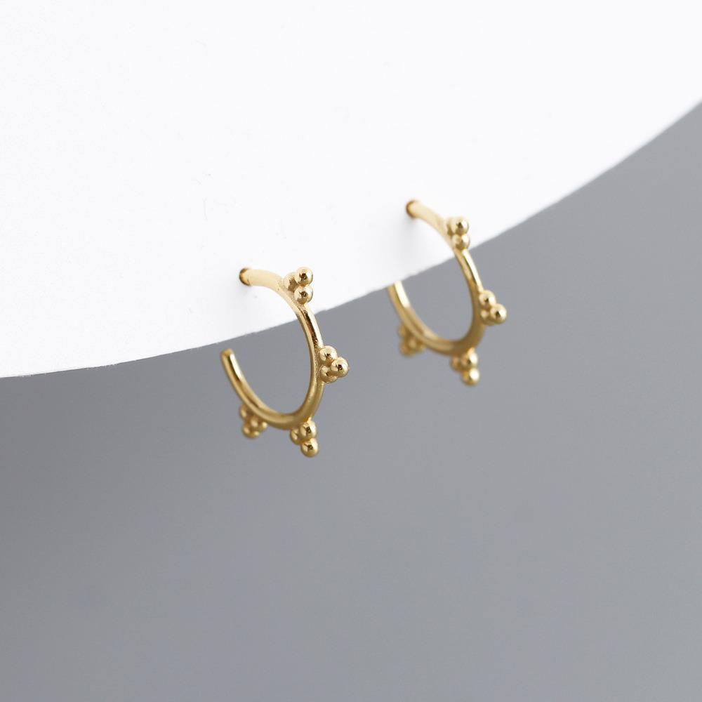 EH1408 high-end sense s925 sterling silver earrings personal