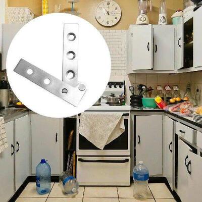 2PCS Chicken beak Hidden Hinges Inset Stainless Steel