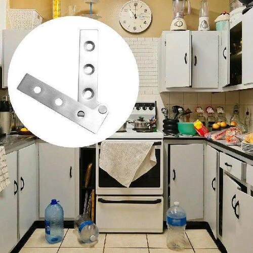 2PCS Chicken beak Hidden Hinges Inset Stainless Steel