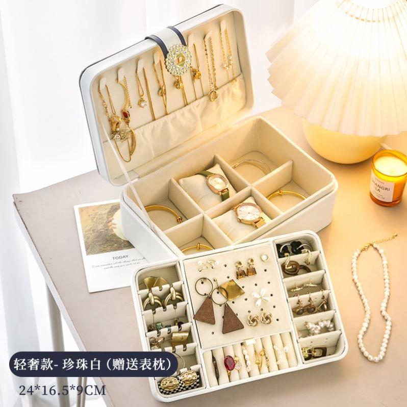 珠宝组织者展示旅游珠宝盒存储