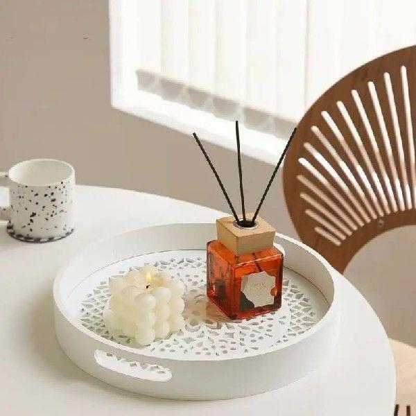 Round Trays For Decor Wooden Decorative Tray For Coffee