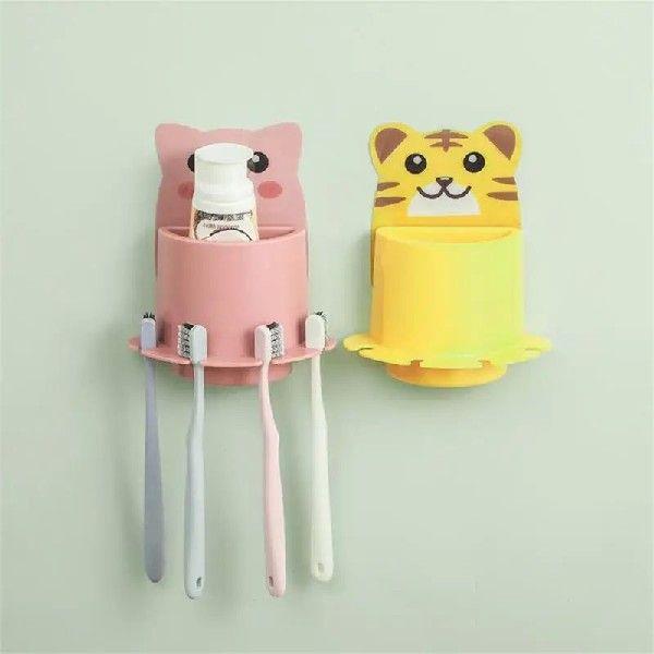 Multifunctional Toothbrush Holder Storage Box Cartoon