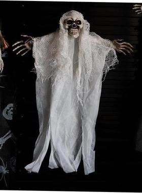 Halloween hanging ghost decoration Scary Face skull pendant