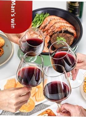 Red wine glass set 6 wine glasses decanter 4goblets for wine