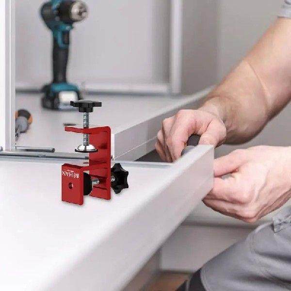 Wardrobe Closing Fixing Clip Cabinet Adjustable Jig Closing