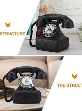 Resin Art Telephone Model Handmade Classic Decorative Phone